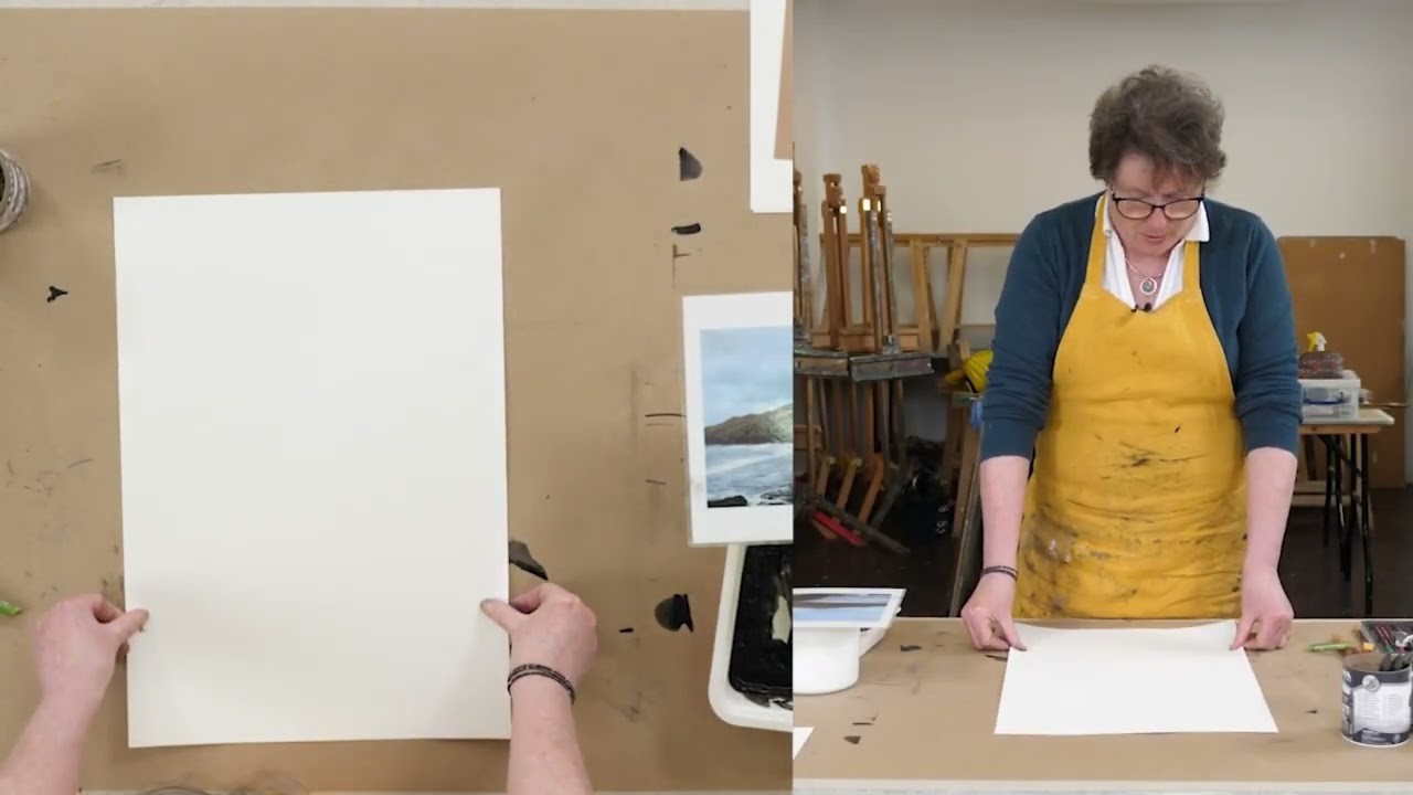 Artist Anita Reynolds teaches her 7-5-3 drawing technique! #arttutorial #landscapeart #artcourse