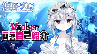 「【自己紹介】Vtuber一問一答自己紹介【海原グム/新人Vtuber】」のサムネイル