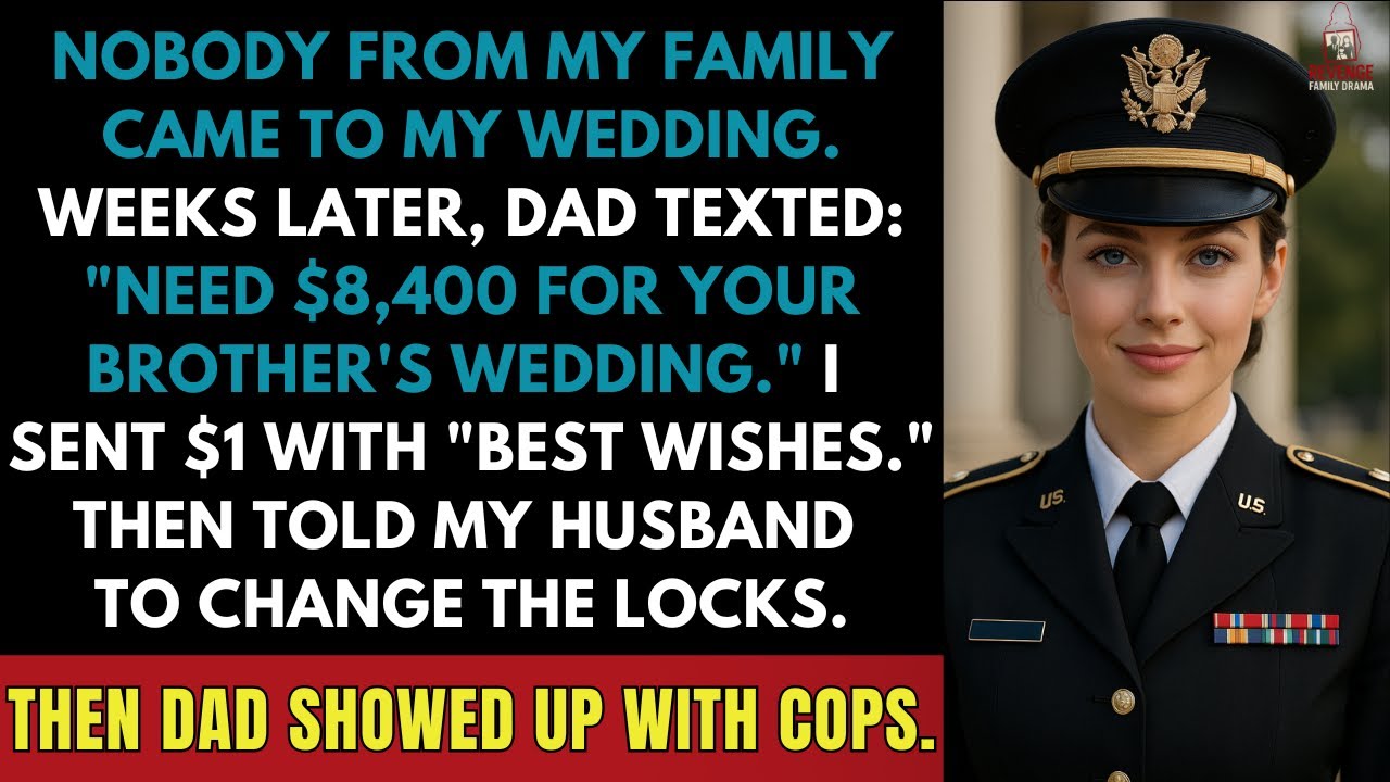 My Family Abandoned Me at My Own Wedding — Then Dad Showed Up With Cops.
