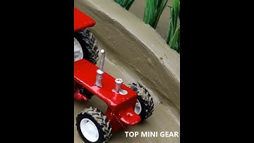 diy tractor stuk in mud mini science project || Part- 13 ||@topminigear