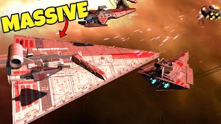 NEW Largest Ship in the REPUBLIC Fleet!? - Star Wars EAW: Fall of the Republic Mod S2E12