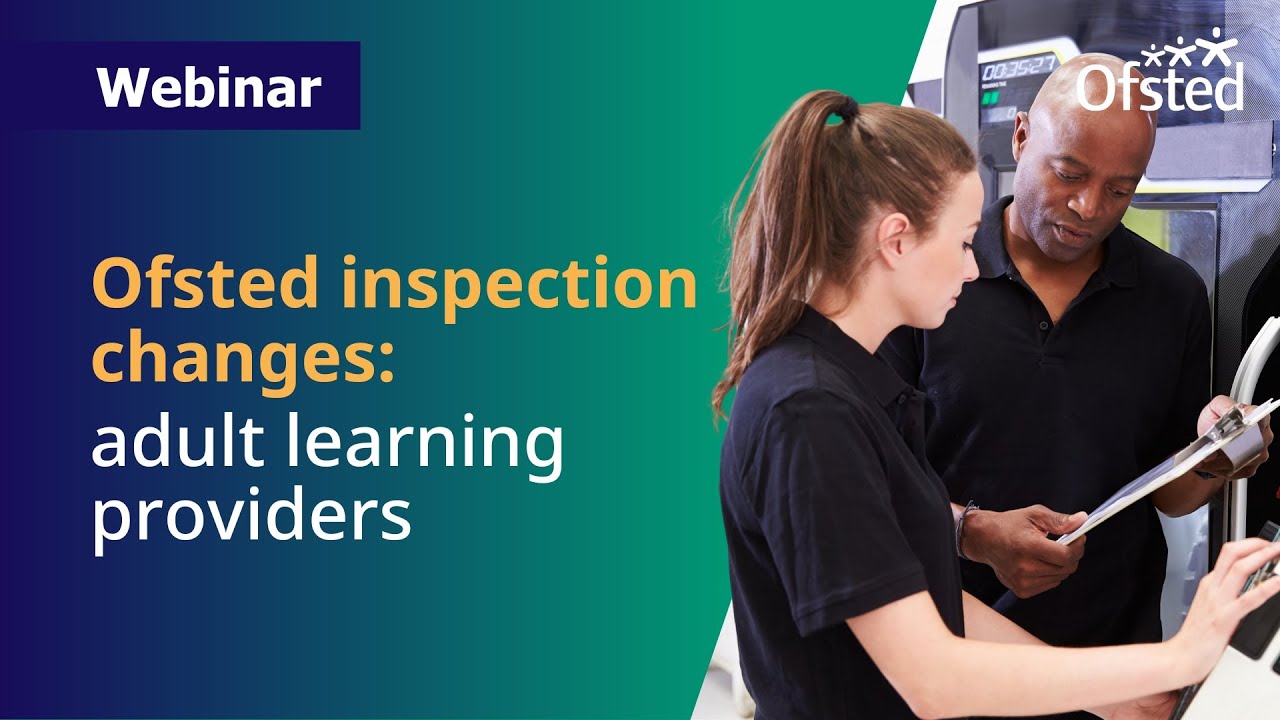 Ofsted education inspection framework: adult learning providers - YouTube