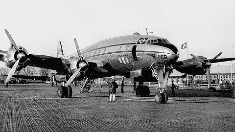 A2A Constellation l049 Natal/Dakar back to the fifties