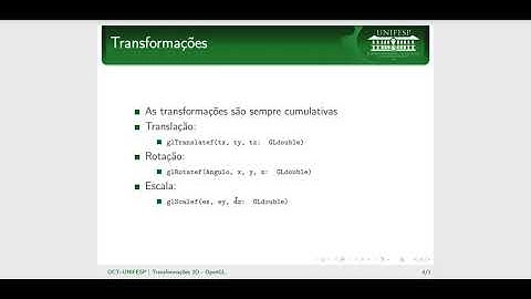 Aula 06 - Transformações Geométricas 2D no OpenGL - Parte 01
