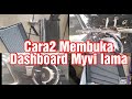 cara cara Membuka dashboard Myvi lama dan toyota passo tukar Cooling coil,replacement of cooling coi