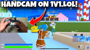 THE BEST NON-CLAW CONTROLLER PLAYER ON 1V1.LOL!(HANDCAM)