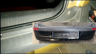 Opel Corsa C back bumper removal