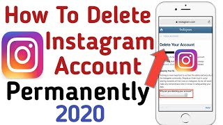 how to delete instagram account permanently 2020 in hindi||how to delete insta id||delete instragram