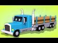 truk kayu | formasi dan penggunaan | Lagu Anak | Log Truck Formation | Kids Channel Indonesia