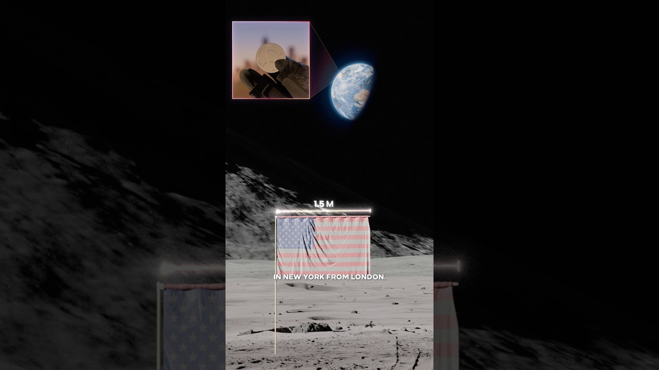 Can We Photograph The Flags On The Moon?