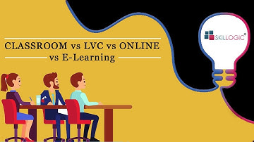 CLASSROOM vs LVC vs ONLINE vs ELearning @ SKILLOGIC®