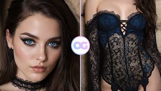 💗 See-Through Bodysuits At The Catacombs, Paris, France - 4K Ai Art Lookbook Model 14 💗 Octavia Gems