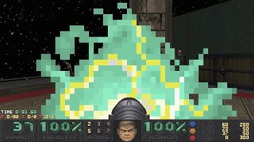 Doom 2 - Late Night Escapism Travel Map05 Pacifist in 1:22.80