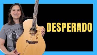 Easier Desperado Guitar Lesson with Full Playalong!