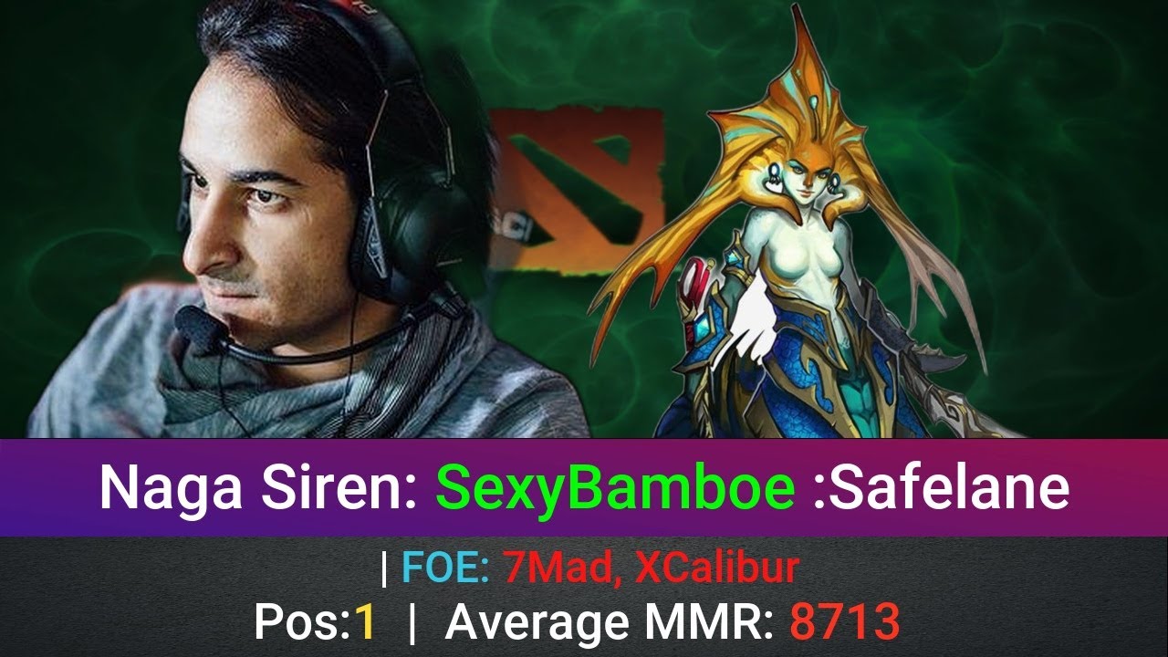 Naga Siren Perspective by SexyBamboe | @1440p | Safelane Pos:1 |  | FOE: 7Mad, XCalibur |5818660776