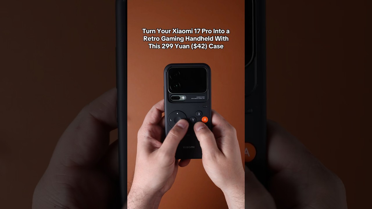 Turn Your Xiaomi 17 Pro Into a Retro Gaming Handheld With This 299 Yuan ($42) Case