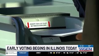 Early voting begins in Illinois