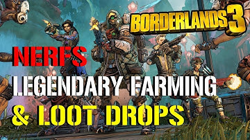 Borderlands 3 NERFED Legendary Farming With The New Hot Fix (Borderland News)