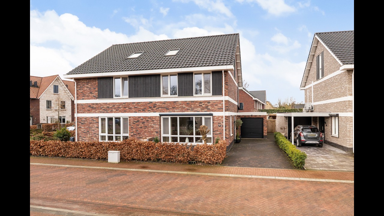 Henk Bos Makelaardij - Moderne 2-onder-1-kapwoning met warmtepomp & garage! Boven Engweg 19 Harskamp