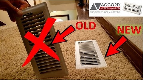 Accord Ventilation Floor Register Vent Review | How To Replace Floor Vents