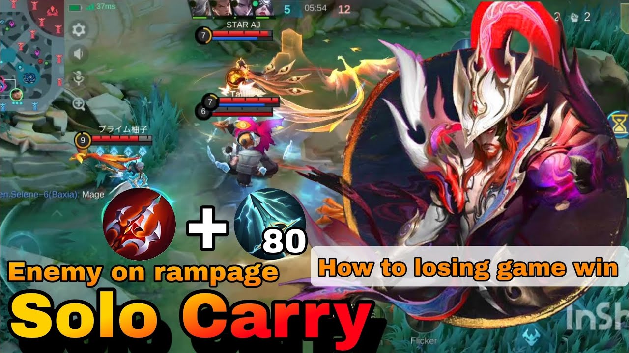 Clint Solo Carry How I Win Losing Game Full Gameplay Mobile Legends 