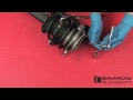 How to use a spring compressor on a BMW or MINI strut assembly