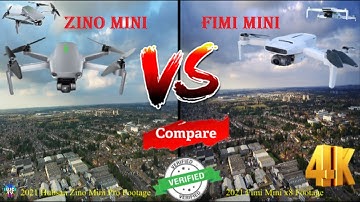 True Compare! 2021 Mini Drones, New Hubsan Zino Mini Pro vs New Fimi Mini x8, UHD 4k Camera & Flight