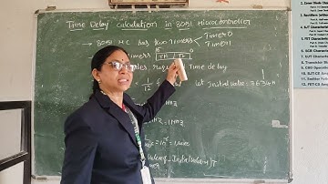 Time Delay Calculation in 8051 MC