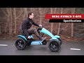 BERG Hybrid E-BFR pedal go-kart | specifications