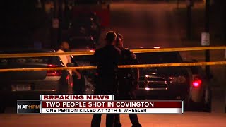 Covington street sees second shooting in days
