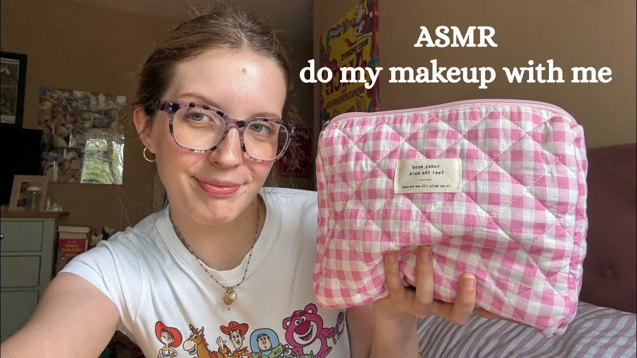 ASMR🌷get ready with me as I do my makeup🌷let’s catch up!