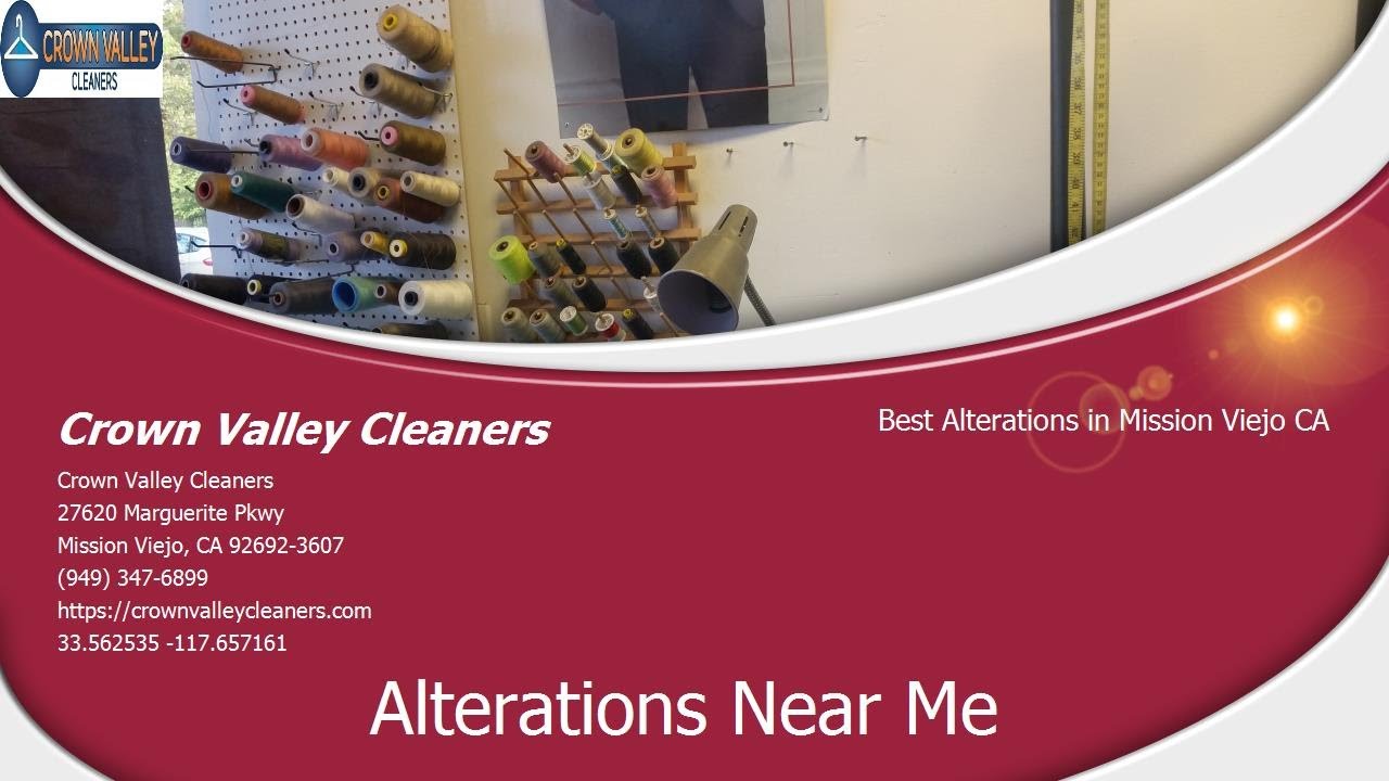 Alterations Near Me Crown Valley Cleaners