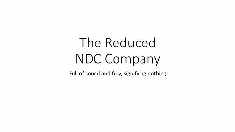 The Reduced NDC Company - Mark Rendle