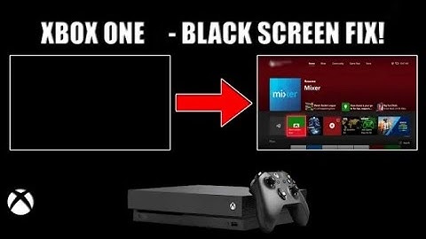 XBOX ONE BLACK SCREEN NO SIGNAL FIX