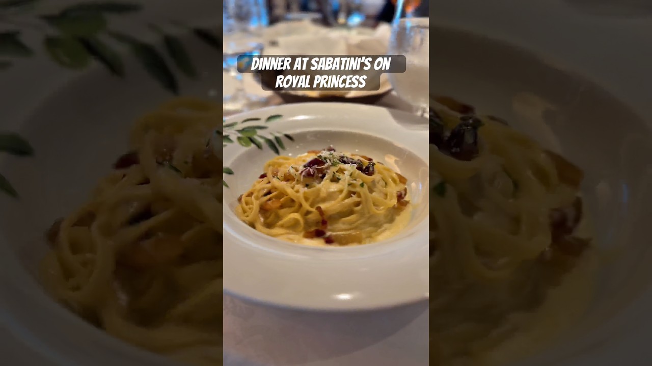 That Moment When Cruise Ship Food Looks Like a 5-Star Restaurant #sabatinis #unexpected #foodie