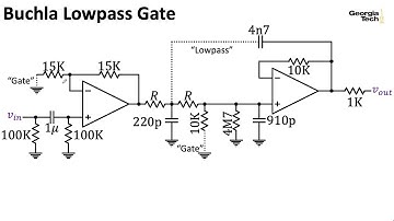 ECE4450 L27: Buchla Lowpass Gates (Analog Circuits for Music Synthesis, Georgia Tech course)