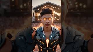 The Ultimate Transformation: From Normal Boy to Futuristic Superhero! 🔥🚀 #tech