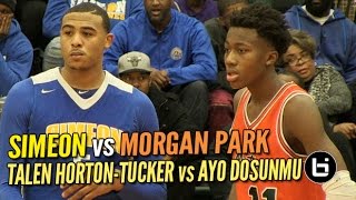 Talen Horton-Tucker vs Ayo Dosunmu: Simeon vs Morgan Park Intense Chicago Rivalry Game