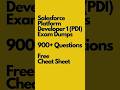 Salesforce Platform Developer I course #salesforceexam #platformdeveloper #pdi #howtopasssalesforce