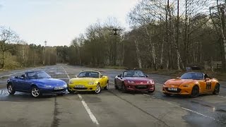 Behind The Scenes: The Ultimate Mazda MX-5 Generations Review & Shoot-Out
Watch the full video here: https://www.youtube.com/watch?v=dhfwYgBvd_E
Subscribe to Car Throttle Extra: http://bit.ly/CarThrottleExtra Behind The Scenes: The Ultimate Mazda MX-5 Generations Review & Shoot-Out