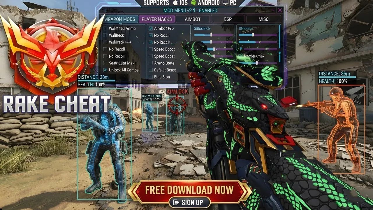 Cod Mobile Hack Global 1.0.54 Mod Menu - Call Of Duty Mobile Mod Aimbot, Esp, iOS & Android Global