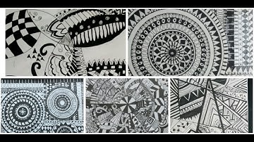 Zentangle Time Lapse-Watch Me Doodle!!