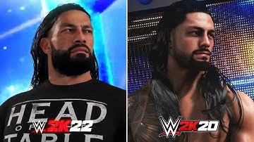 WWE 2K22 vs WWE 2K20 Visuals & Graphics Comparison
