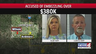 Husband and wife charged with embezzlement in Wilson