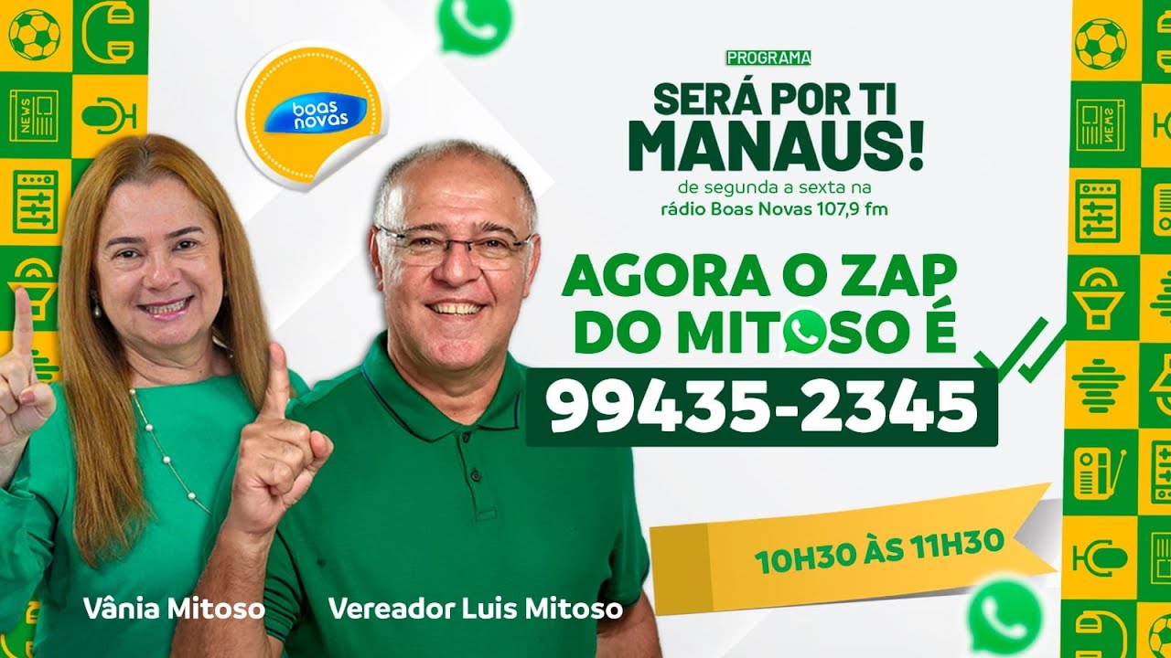 Rádio Manaus 10/02/2023 Será Por Ti Manaus AO VIVO Rádio Boas