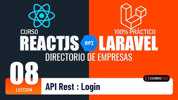 Curso React JS y Laravel 👉 Login de usuarios 👈 Programando un directorio de empresas