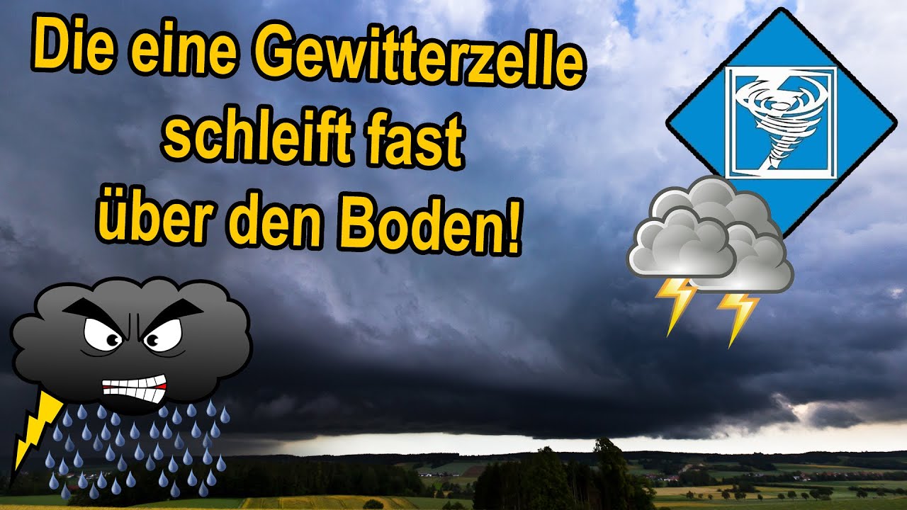 Gewitter mit viel Bewegung, Großraum München, 17. Juni | Wetteraction 2020