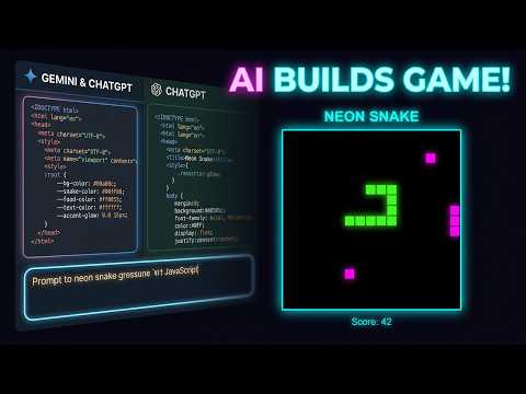 Gemini vs ChatGPT: Who Built a WORKING Snake Game?