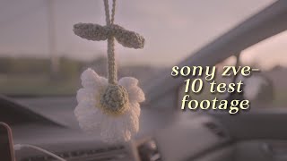 sony zve-10 test footage