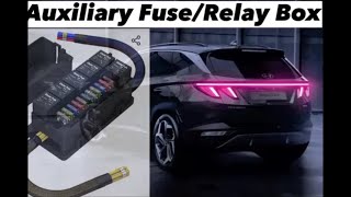 Auxiliary Relay and Fuse Block